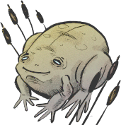 a round frog